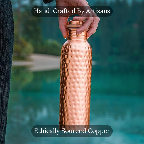 CopperUSA® Ayurvedic Copper Water Bottle