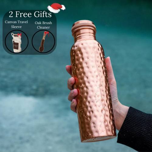 CopperUSA® Ayurvedic Copper Water Bottle