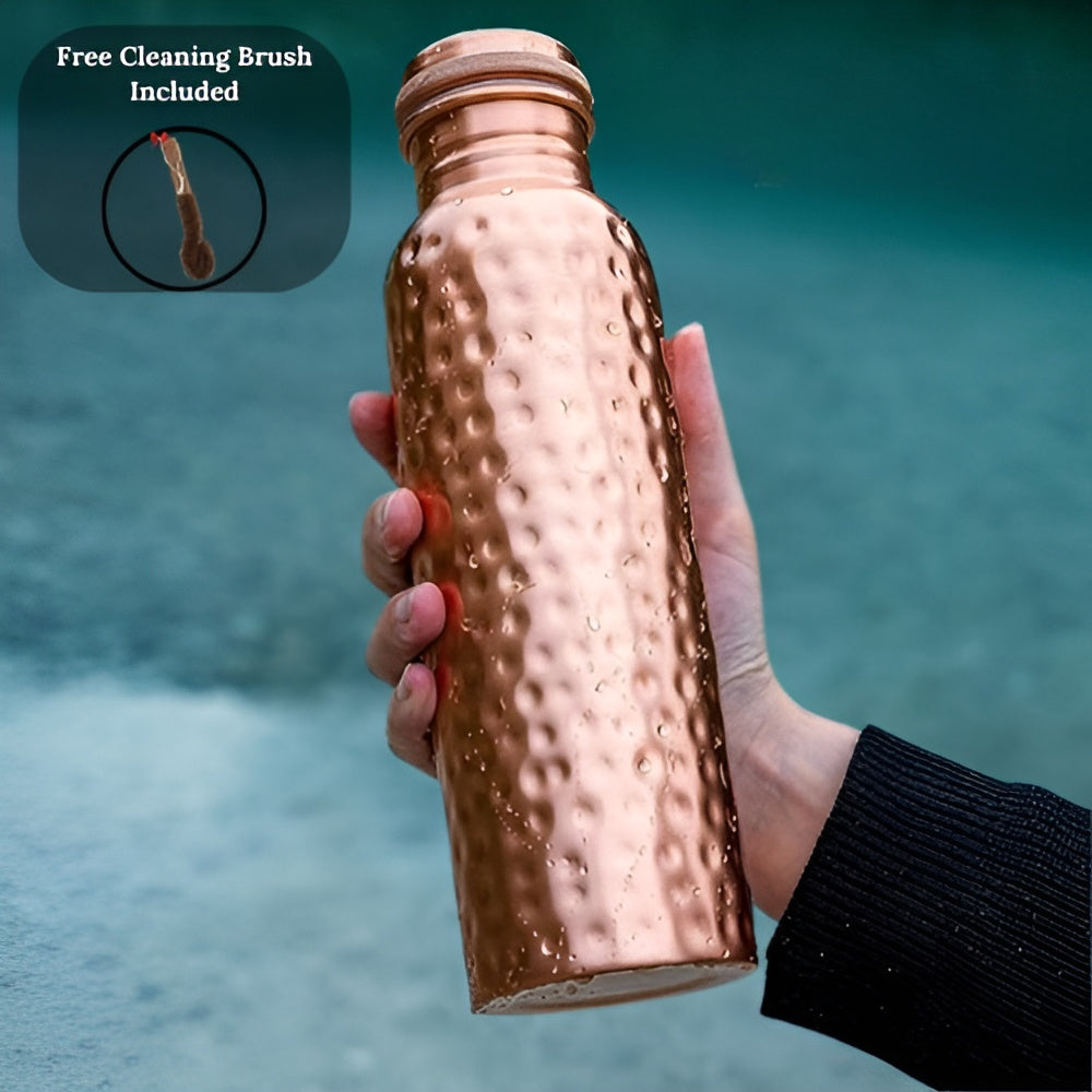 CopperUSA® Ayurvedic Copper Water Bottle